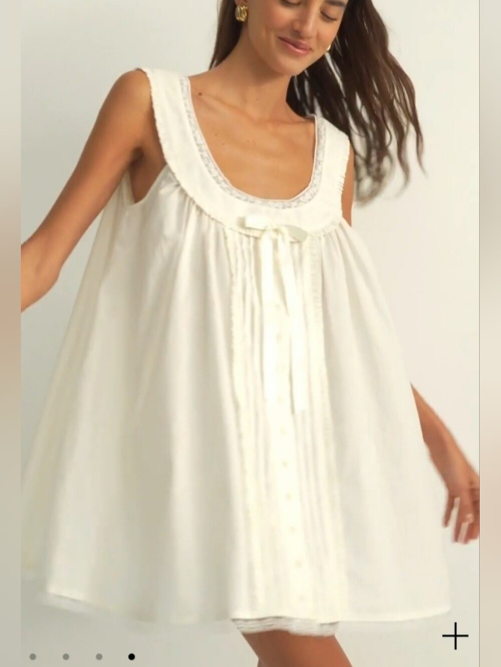 New!For Love And Lemons Venetias Slip Dress